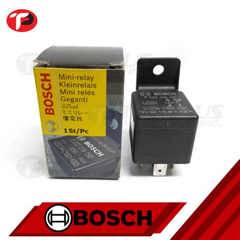 Bosch Auto Mini Relay 12V 30A 5 PIN Lazada PH