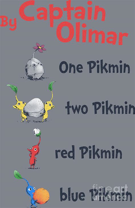 Pikmin Seuss Digital Art By Bui Thai