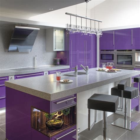 Cabinets for Kitchen: Purple Kitchen Cabinets