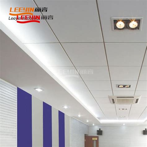 Fiberglass Panels Soundproof Ceiling Tiles For Ceiling And Wall