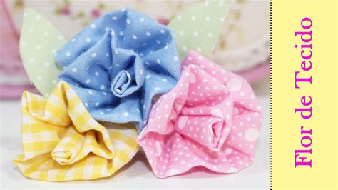 Como Fazer Flores De Tecido Para Vestido - Como Fazer Flores Artesanais De Tecido Passo A Passo