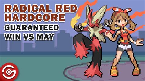 Pokemon Radical Red Hardcore Mode How To Easily Beat May Youtube