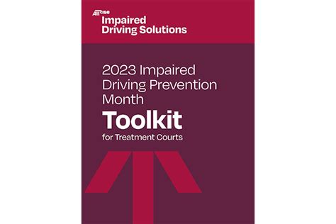 Impaired Driving Prevention Month Toolkit All Rise