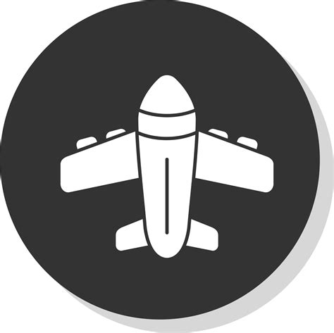 Airplane Vector Icon 20034768 Vector Art at Vecteezy