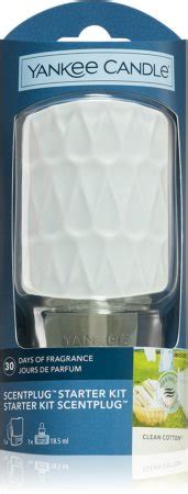 Yankee Candle Clean Cotton Diffuseur Lectrique Recharge Notino Be