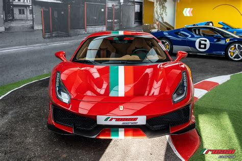 Amazing red Ferrari 488 Pista for sale