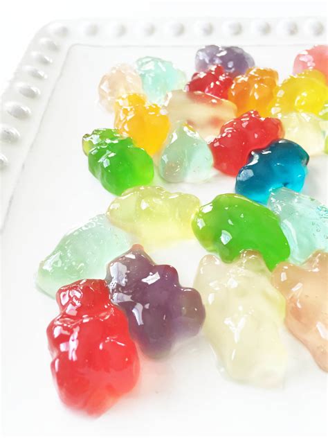 drunken birthday cake gummy bears  skinny fork