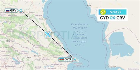 S74127 Flight Status S7 Airlines: Baku to Grozny (SBI4127)