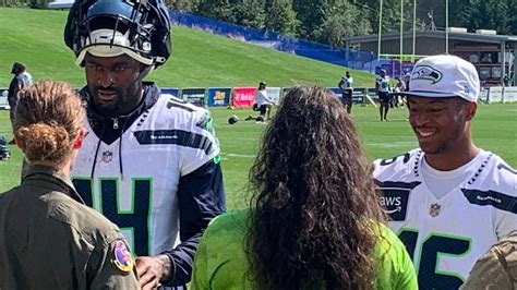 Seahawks Training Camp DK Metcalf Betters Tre Brown Woolen Tacoma