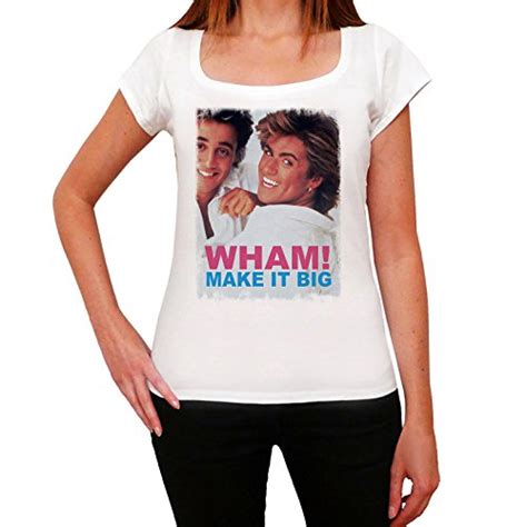 George Michael Wham Melrose Tshirt T Shirt Femme Manche Courte