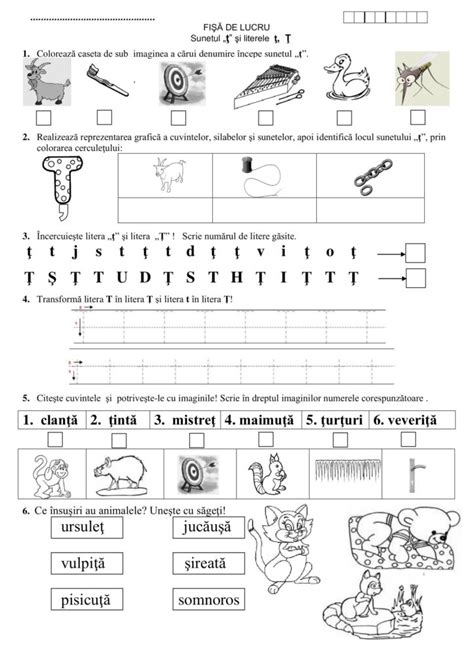 AcademiaABC Sunetul ț și literele ț Ț