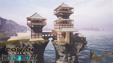 How To Build A Yamatai Base Speed Build Conan Exiles Youtube