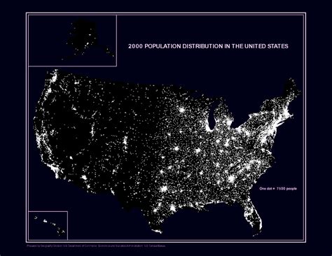 2000 Population Distribution In The United States