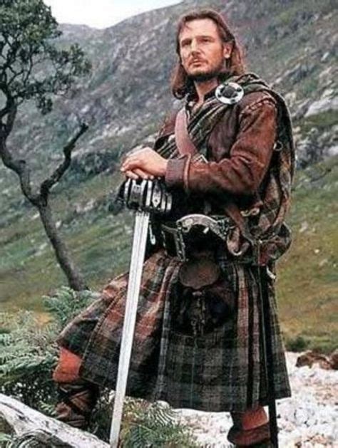 Liam Neeson As Rob Roy MacGregor Scottish Things Scottish Kilts