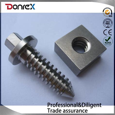 Cnc Machining Stainless Steel Outer Hexagon Bolt With Supplied Drawings