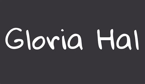 Gloria Hallelujah Font Free Font