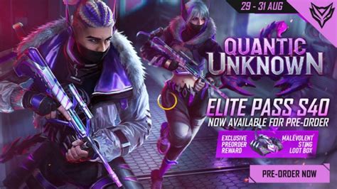 September Elite Pass Pre Order Sale New Elite Pass Pre Order Reward