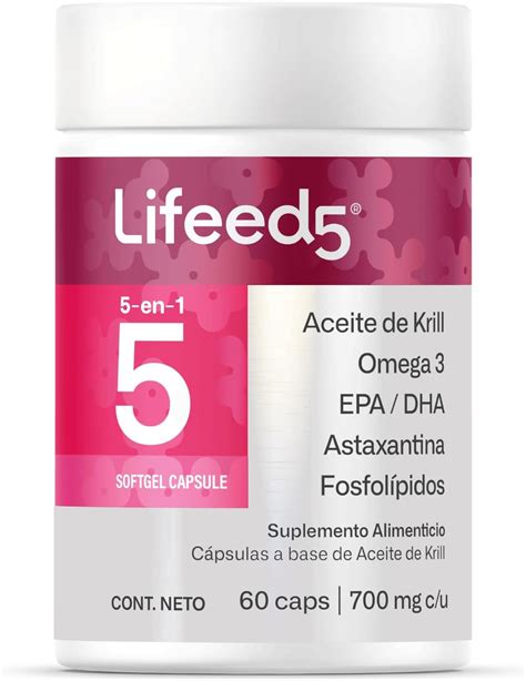 Aceite De Krill Ant Rtico Mg Con Astaxantina Omega Epa Y Dha