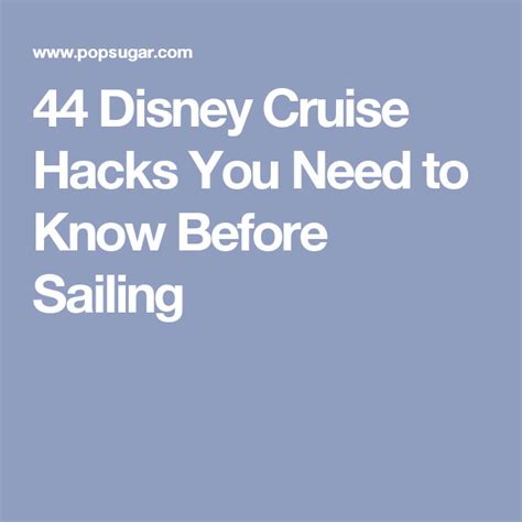 44 Disney Cruise Hacks You Need To Know Before Sailing Disney Halloween