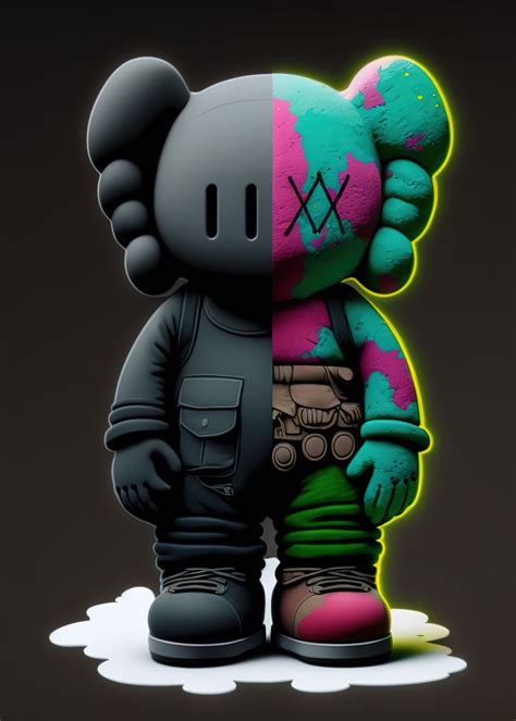 Hypebeast Kaws Poster By Matiascurrie Displate