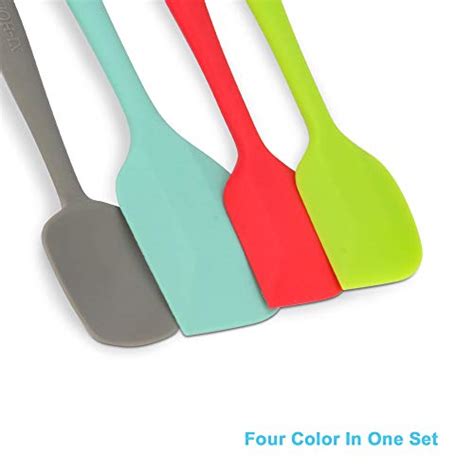 Premium Silicone Spatula Set Bpa Free Heat Resistant Non Stick Rubber