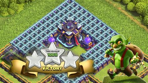 Easily 3 Star Goblin King Challenge Clashofclans Youtube