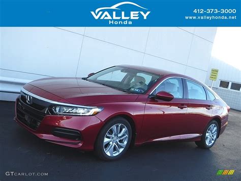 2018 Radiant Red Metallic Honda Accord LX Sedan 143435118 GTCarLot