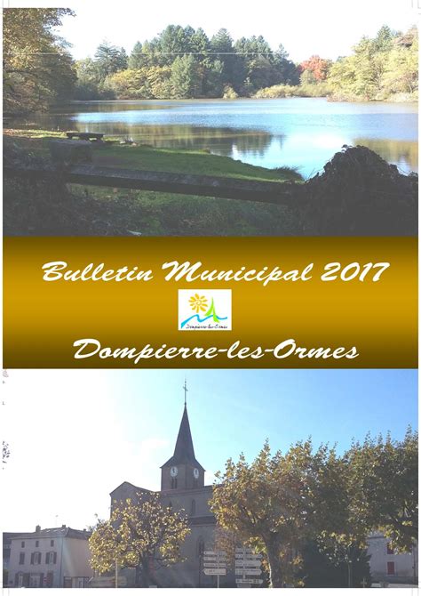 Calam O Bulletin Municipal Dompierre Les Ormes