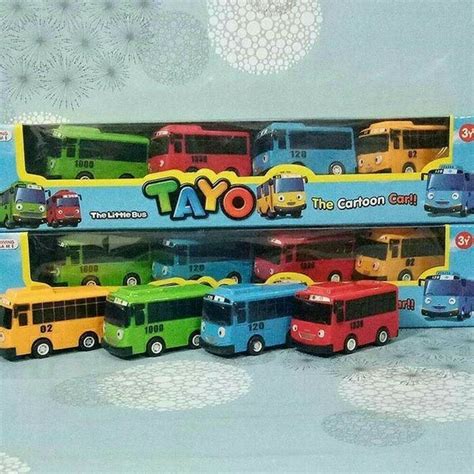 Jual Mobil Tayo Isi 4 Pcs Pull On Atau Mainan Bis My Little Tayo Di Lapak Rm Toys Bukalapak