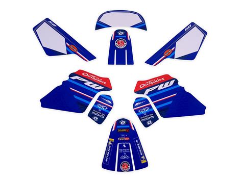 Kit Deco Kutvek Replica Team Outsiders K21 Pour Plastiques Origine