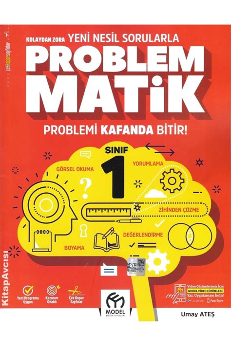 1 Sınıf Kolaydan Zora Yeni Nesil Sorularla Problemmatik Kitap ve Yayın