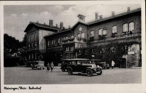 Ansichtskarte Postkarte Meiningen in Thüringen Autos akpool de