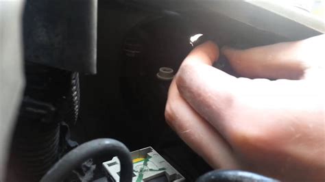 How To Change The Parking Lights Sidelights On A Peugeot Shown On A