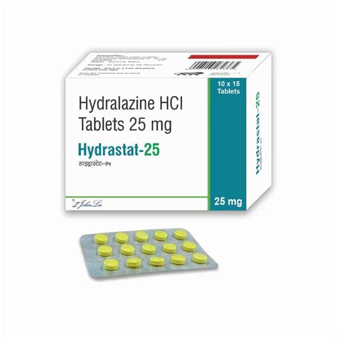 Hydralazine Hydrochloride Ip 25 Mg Hydrastat 25 At ₹ 300box