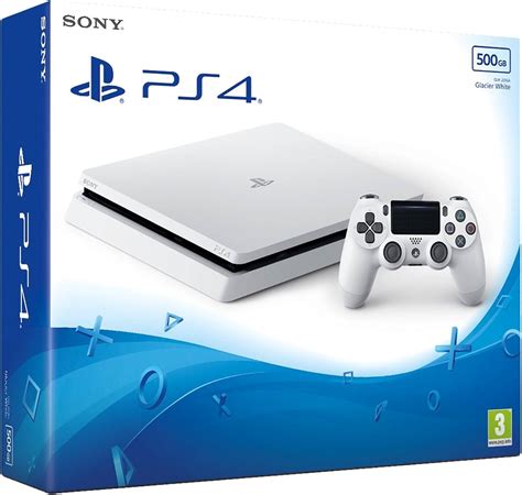 Sony Playstation Slim Gb Console Glacier White Buy Best Price