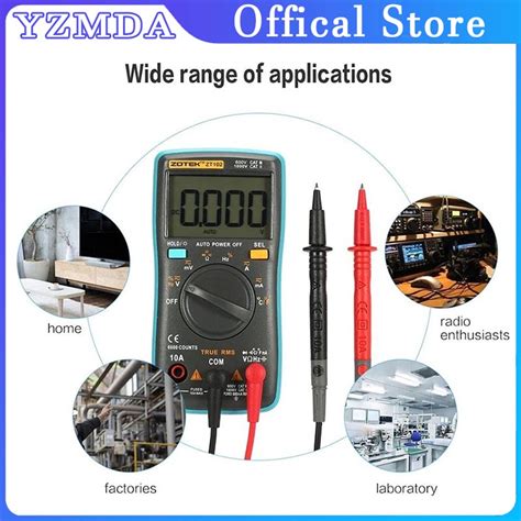 Digital Multimeter Ammeter Voltmeter Resistance Frequency Backlight