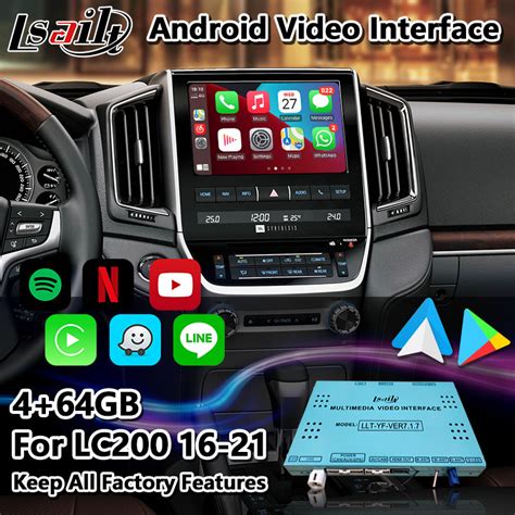 Toyota Land Cruiser Sahara Android Carplay Interface Lc