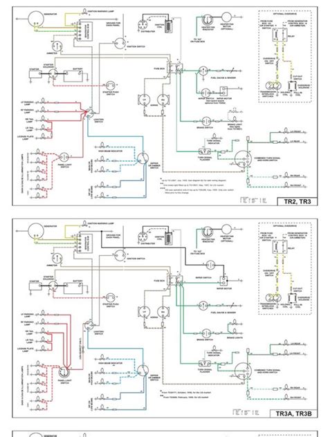 Triumph Tr3a Wiring Diagram