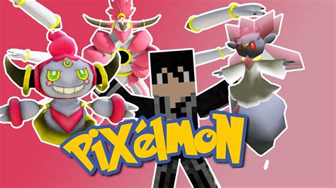 Hoopa Diancie Minecraft Pixelmon Paven Youtube