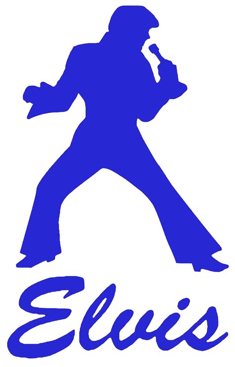 Elvis 02 - The King - Vinyl Decal Car Laptop PC Truck Cellphone Sticker ...