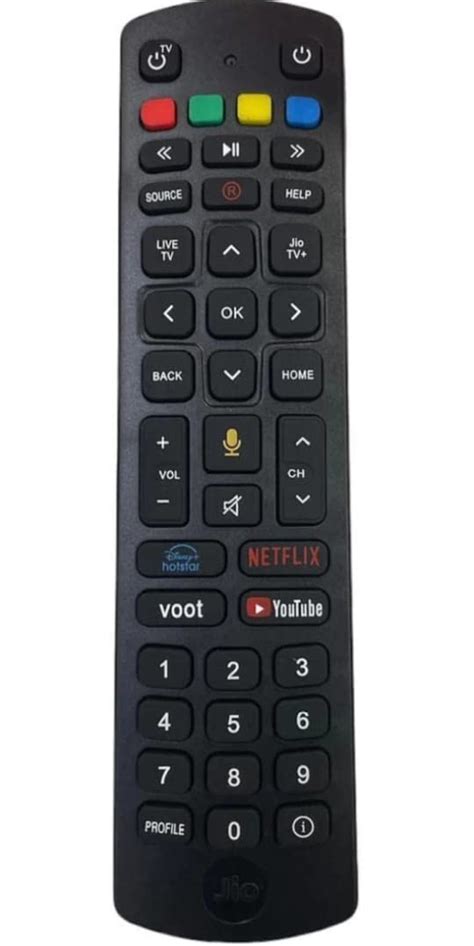 Buy VOLTONIX DTH Remote Control Compatible For Jio Settop Box With