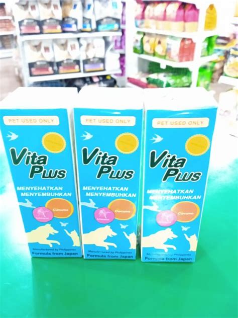 Vitaplus Ml Multivitamin Kucing Anjing Vitamin Kucing Vita Plus