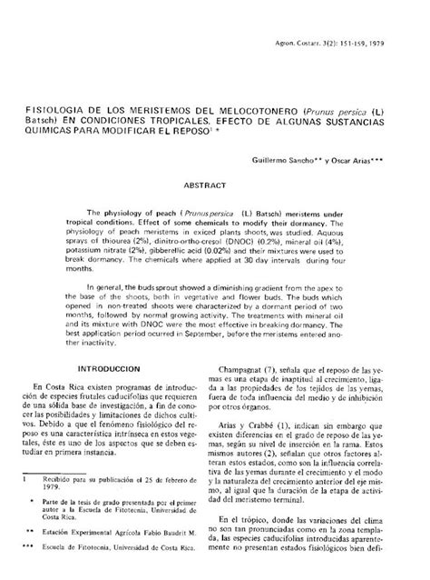 PDF F ISIOLOGIA DE LOS MERISTEMOS DEL MELOCOTONERO Prunus