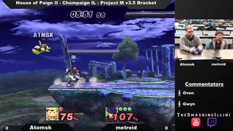 House Of Paign Ii Atomsk Ness Vs Metroid Ike Project M Bracket