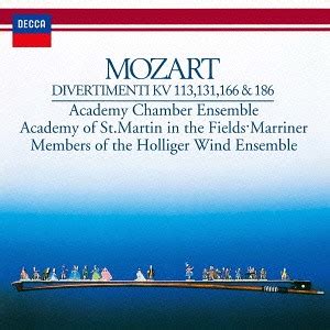 CDJapan Mozart Divertimenti Nos 1 4 Limited Pressing Academy Of St