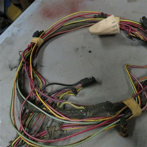 1961962 1963 Ford Thunderbird Rear Pw Convertible Wiring Harness Firewall Oem Ebay