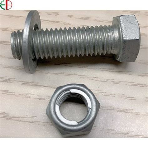 Hot Dip Galvanized Self Locking Bolts And Nuts EB Castworld