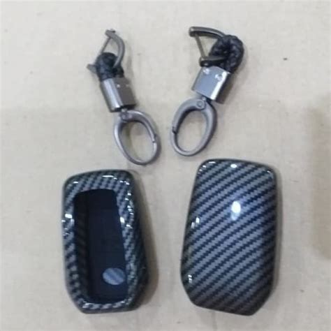 Jual Cover Casing Kunci Carbon Toyota Fortuner Vrz Smart Key Shopee