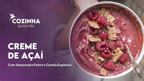 Aprenda a fazer um CREME DE AÇAÍ saboroso e nutritivo Alessandra