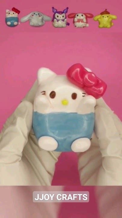 ↔️reverse 산리오 점토부수기 Shorts Sanrio Claycracking Oddlysatisfying サンリオ Youtube